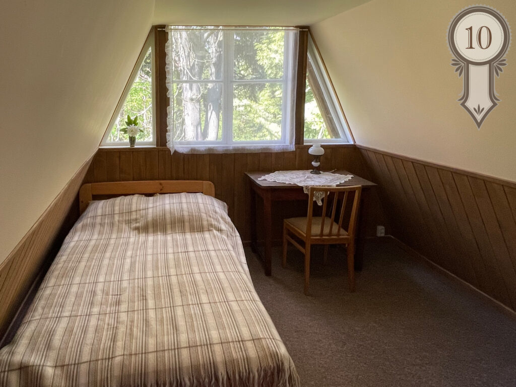 Pokój nr 10, jednoosobowy.